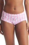 Hanky Panky Daily Lace™ Print Boyshorts In Wanderlust