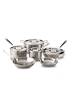 ALL-CLAD ALL-CLAD 'D5®' BRUSHED STAINLESS STEEL COOKWARE SET