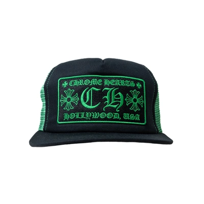 Chrome Hearts Hollywood Trucker Cap Black Green