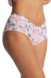 Hanky Panky Print Lace Boyshorts In Hello Spring