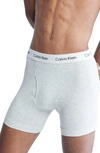 CALVIN KLEIN 3-PACK STRETCH COTTON BOXER BRIEFS