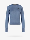 Vivienne Westwood Orb Embroidery Sweater In Blue