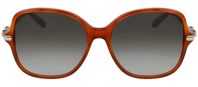 FERRAGAMO SF 990SR 214 OVERSIZED SQUARE SUNGLASSES