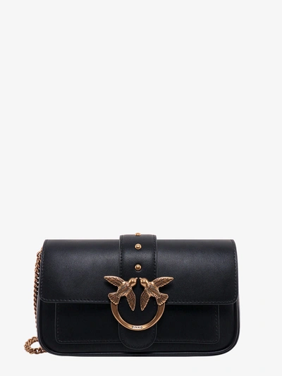 Pinko Shoulder Bag In Black