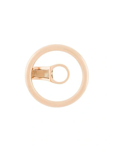 Asherali Knopfer 18k Rose Gold Icon Earring In Metallic