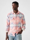 Faherty Doug Good Feather Canyon Overshirt In Morning Star Sun