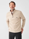 FAHERTY EPIC QUILTED FLEECE SHIRT JACKET PULLOVER