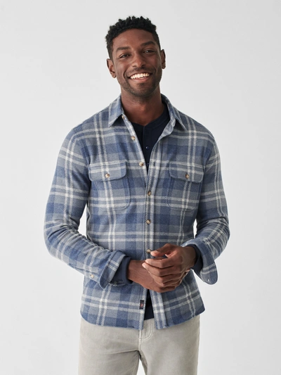 Faherty Legend&trade; Sweater Shirt In Vintage Blue Plaid