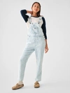 Faherty Topsail Stripe Carpenter's Overalls In Railroad Stripe