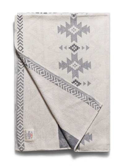 Faherty Doug Good Feather Adirondack Blanket In Ivory North Star