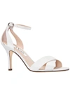 Nina Venus Womens Ankle Strap Open Toe Heel Sandals In Multi