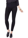 Nydj Petites Ami Womens Ankle Denim Skinny Jeans In Black