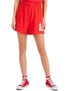 LOVE TRIBE COCA-COLA WOMENS GRAPHIC HIGH RISE CASUAL SHORTS