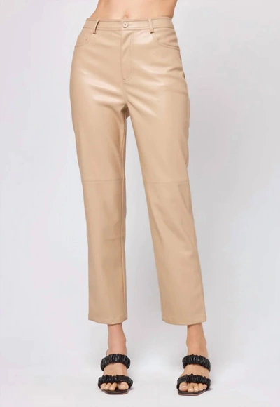 L*space Quincey Pant In Latte In Beige