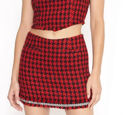 4si3nna Bailey Skort In Red