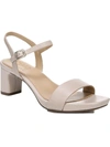 Naturalizer Ivy Womens Suede Ankle Strap Heel Sandals In Multi