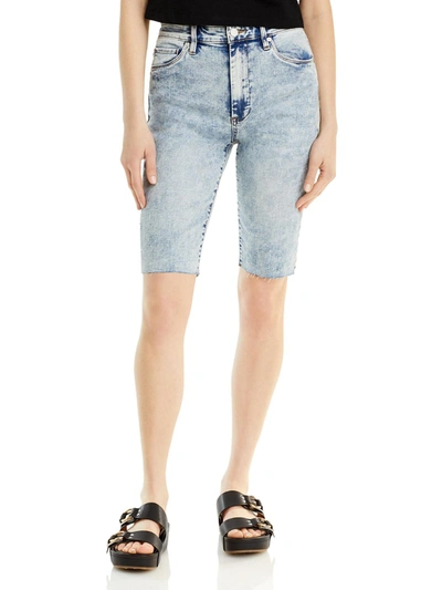 Blanknyc The Leonard Womens Denim Light Wash Bermuda Shorts In Multi