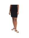 Riley & Rae Sia Womens Ribbed Pull On Mini Skirt In Black