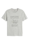 Rainforest Soft Washed Graphic T-shirt In Heather Grey
