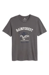 Rainforest Soft Washed Graphic T-shirt In Charcoal