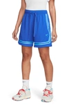 Nike Dri-fit Fly Crossover Basketball Shorts In Blue