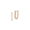Dana Rebecca Designs Ava Bea Graduating U Hoops In Yellow Gold