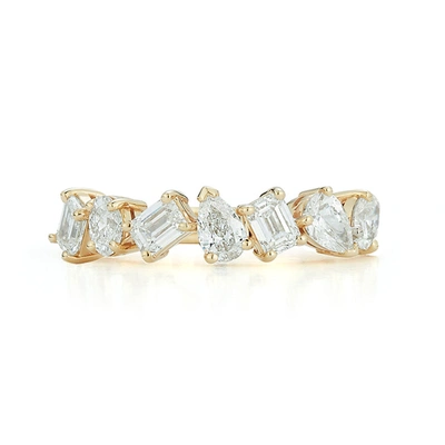 Dana Rebecca Designs Drd 7 Stone Multi-shape Ring In Yellow Gold