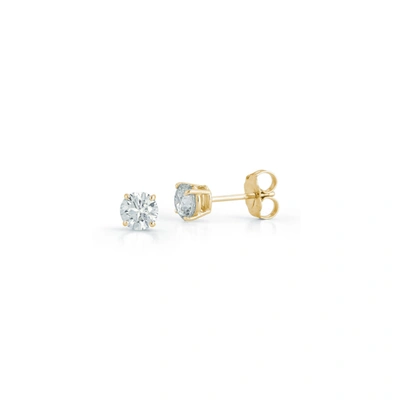 Dana Rebecca Designs Drd Diamond Solitaire Studs 1.00 Ct. Total Weight In Yellow Gold