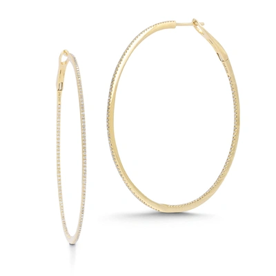 Dana Rebecca Designs Drd Large Hoops In Yellow Gold