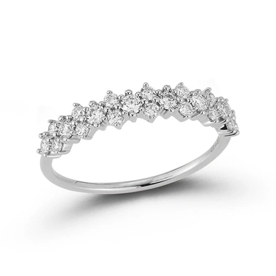 Dana Rebecca Designs Vivian Lily Array Ring In White Gold