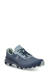 On Cloudventure Waterproof Neoprene-trimmed Mesh Running Sneakers In Denim/ Midnight