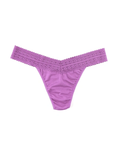 HANKY PANKY DREAMEASE™ ORIGINAL RISE THONG BERRY PIE PURPLE