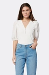 Joie Esme Short Sleeve Top In White In White