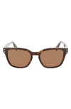 FERRAGAMO FERRAGAMO GANCINI 55MM RECTANGULAR SUNGLASSES