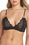 Hanky Panky After Midnight Peek-a-boo Crotchless Brief 972701 In Black