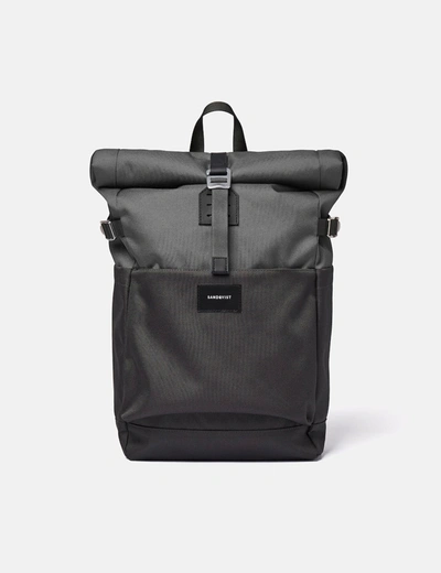 Sandqvist Multi Dark Ilon Backpack In Grey