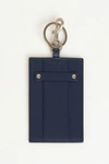 TRUSSARDI TRUSSARDI BLUE LEATHER MEN'S KEYCHAIN