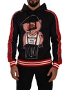 Dolce & Gabbana Black Pig Of The Year Hooded Sweater In Black
