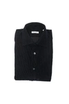 ROBERT FRIEDMAN ROBERT FRIEDMAN BLACK COTTON MEN'S SHIRT