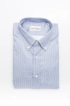 Robert Friedman Light-blue Cotton Shirt In Light-blue