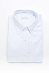 ROBERT FRIEDMAN ROBERT FRIEDMAN LIGHT-BLUE COTTON MEN'S SHIRT