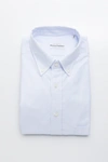 ROBERT FRIEDMAN ROBERT FRIEDMAN LIGHT-BLUE COTTON MEN'S SHIRT