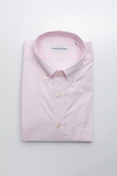 Robert Friedman Pink Cotton Shirt