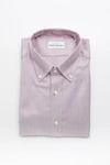 ROBERT FRIEDMAN ROBERT FRIEDMAN RED COTTON MEN'S SHIRT