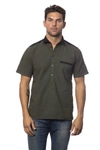 Verri Army Cotton Shirt In Army