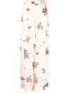 Twinset Twin-set Trousers Spotted In Beige