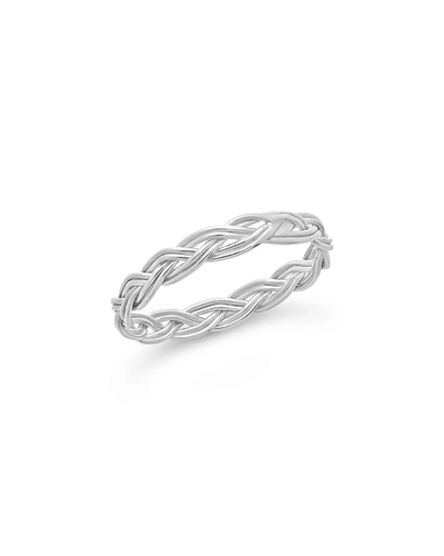 Sterling Forever Sterling Silver Braided Twist Band