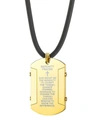 STEPHEN OLIVER PLATED TAG NECKLACE