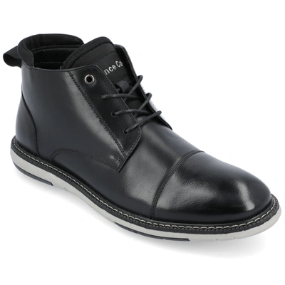Vance Co. Redford Lace-up Hybrid Chukka Boot In Black