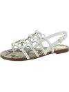 Vince Camuto Richinite Womens Leather Buckle Huarache Sandals In Multi